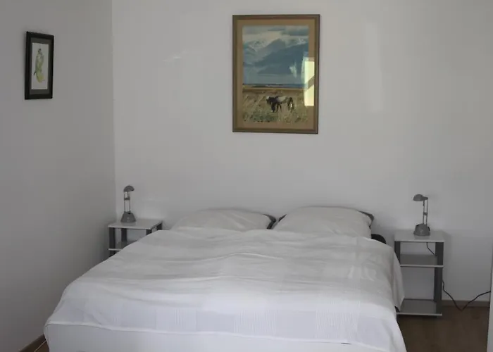 Ruhige Mit Teichblick